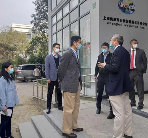 上海市委常委、副市長(zhǎng)吳清一行調(diào)研上海美迪西生物醫(yī)藥股份有限公司張江園區(qū)