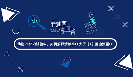 動物PK體內試驗中，如何解釋清除率CL大于肝血流量Qh