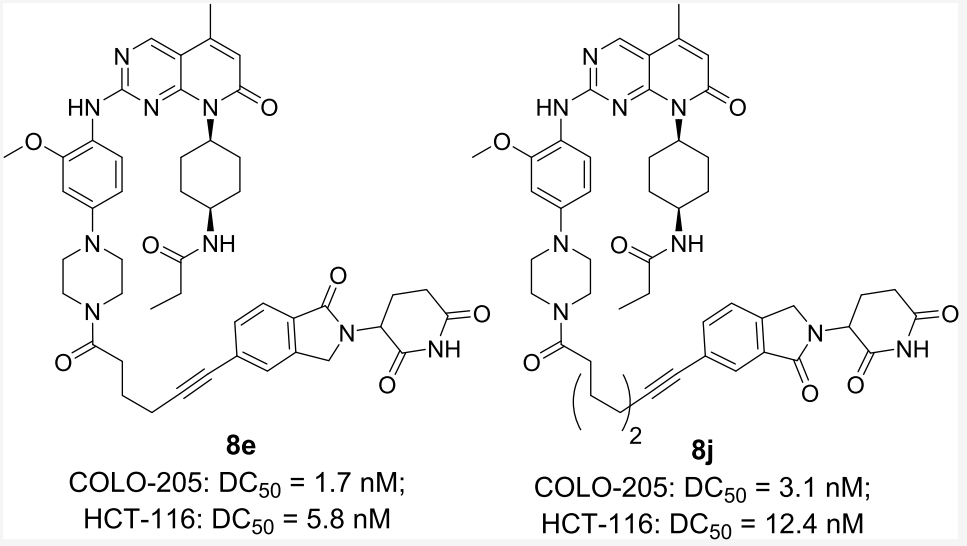 以PROTAC為代表的靶向蛋白質(zhì)降解是藥物發(fā)現(xiàn)的新興策略，研究人員設(shè)計(jì)并合成了多種PROTAC，此研究中所有PK研究均通過(guò)美迪西進(jìn)行